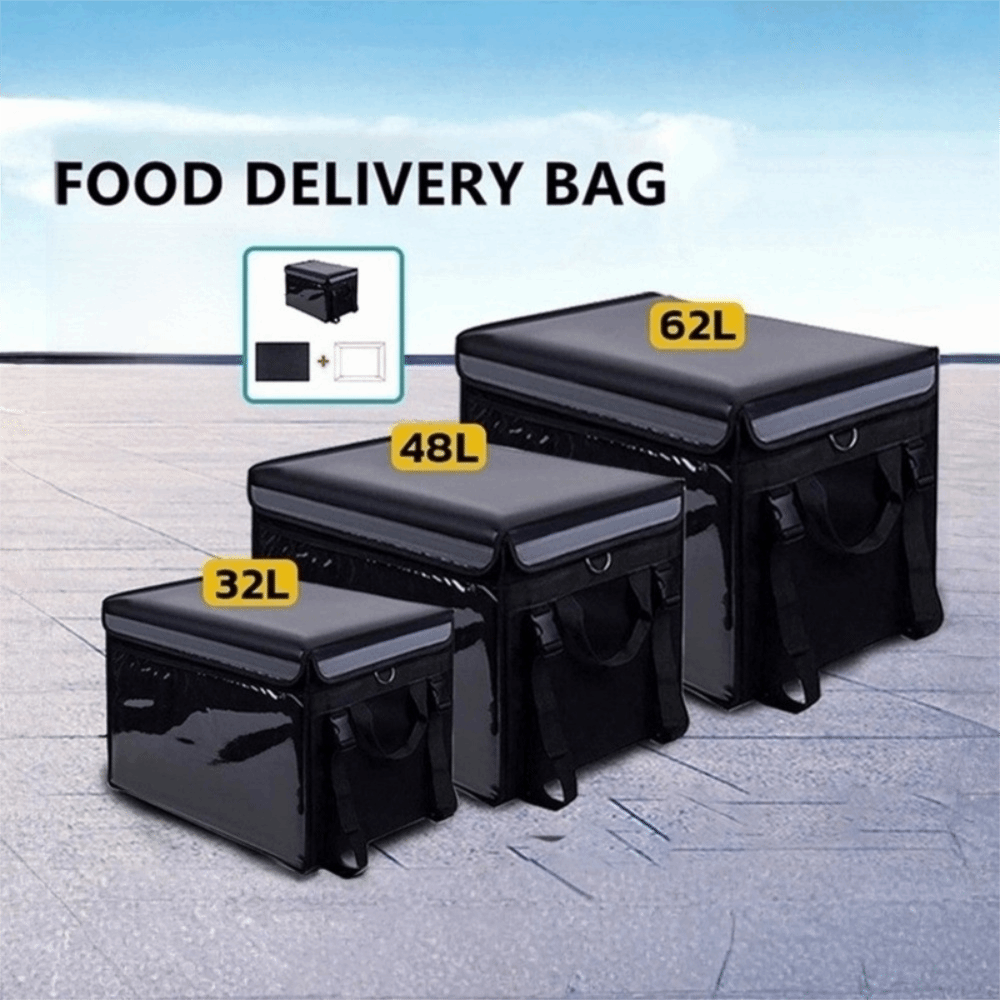 Food Snacks Delivery - حقيبة توصيل طعام مقاومة للماء، مصنوعة