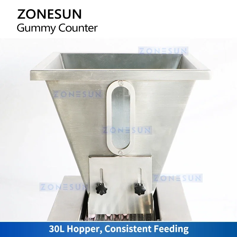 Zonesun آلة عداد الحلوى آلة ال - مراجعة Gummy Candy وسعره