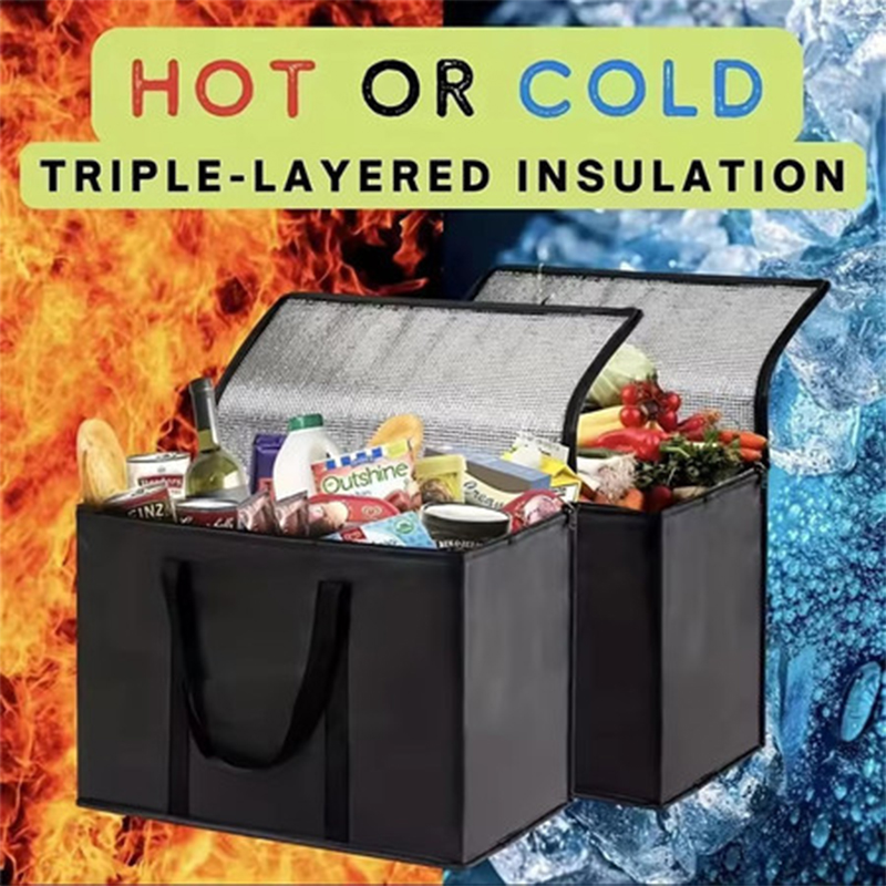 حقيبة توصيل كبيرة معزولة، حقيب - مراجعة Food Snacks Delivery وسعره
