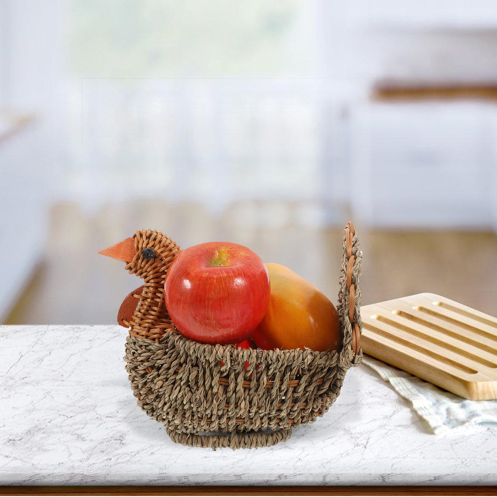 سلة تخزين منسوجة على شكل تركيا - مراجعة Dried Fruit وسعره
