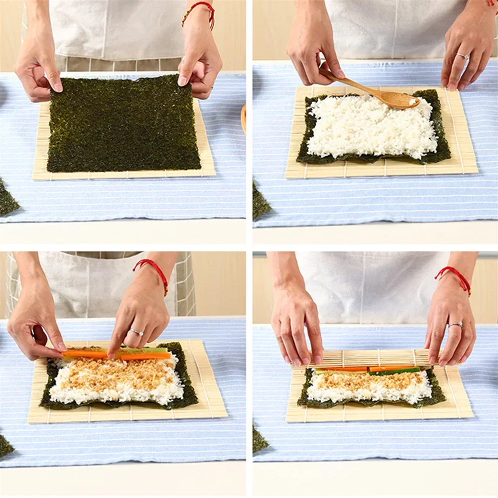 حصيرة سوشي رائعة من الخيزران م - مراجعة Seaweed Snack وسعره