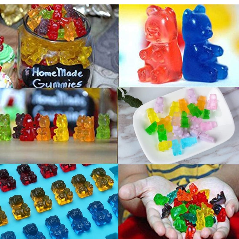4 قطع صغيرة غائر الدب قالب الح - مراجعة Gummy Candy وسعره
