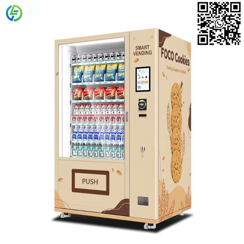 ماكينة بيع ذاتية الخدمة مخصصة  - مراجعة Food Snacks Drinks وسعره